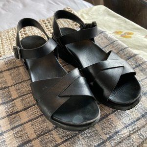 Strap-y Black Sandals